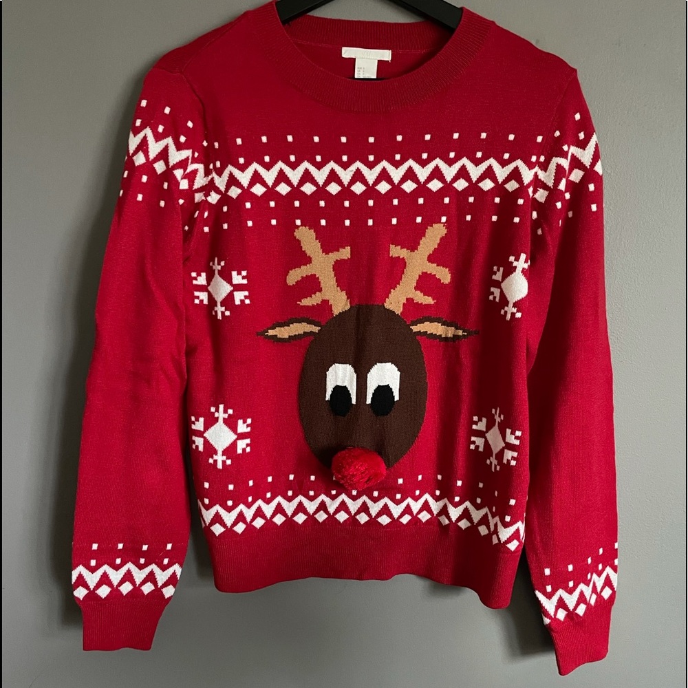 H&M Christmas Rudolph Sweater